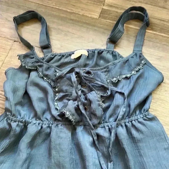 🌸4/$30🌸EDGE design by Mine | Turquoise blue tank top mini dress - Picture 4 of 11